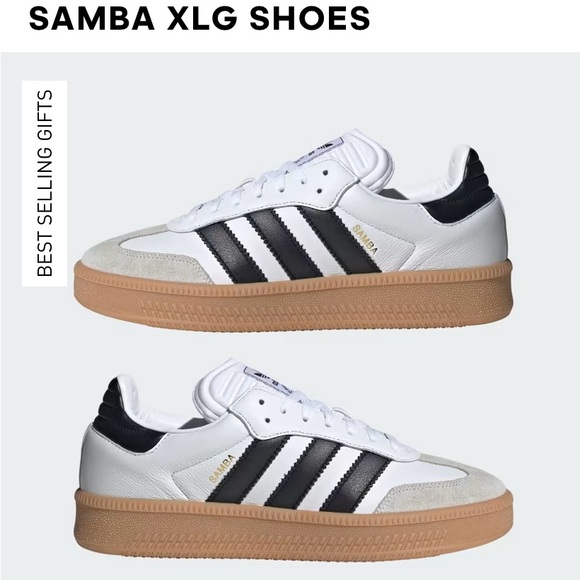 Adidas Samba - white with black stripes - Men’s 11.5 - Picture 1 of 14